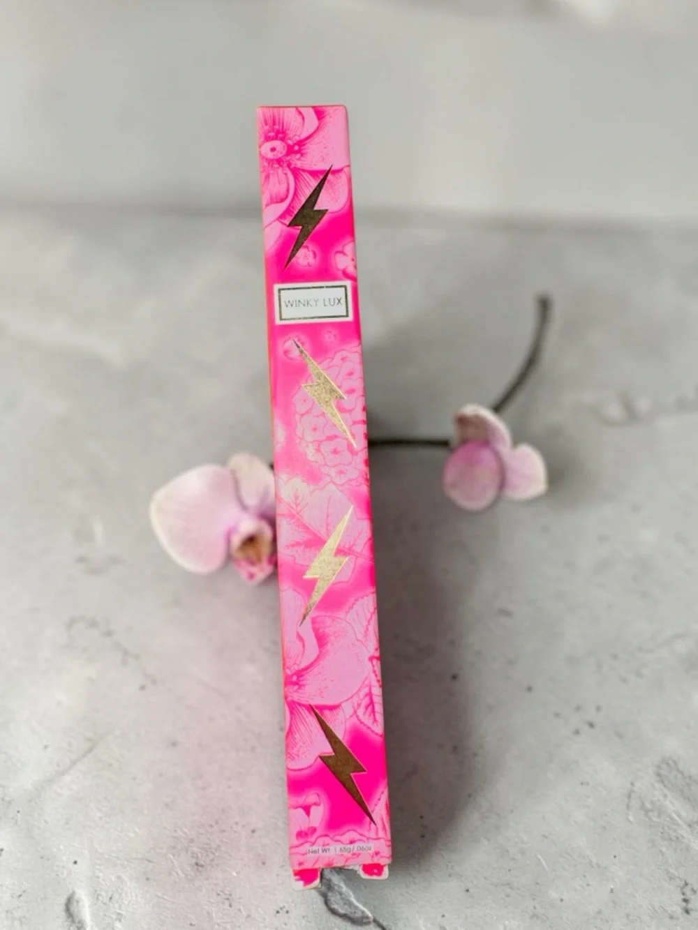 Winky Lux Lip Product (0.06 oz) – New in Box | Pink Floral Packaging-